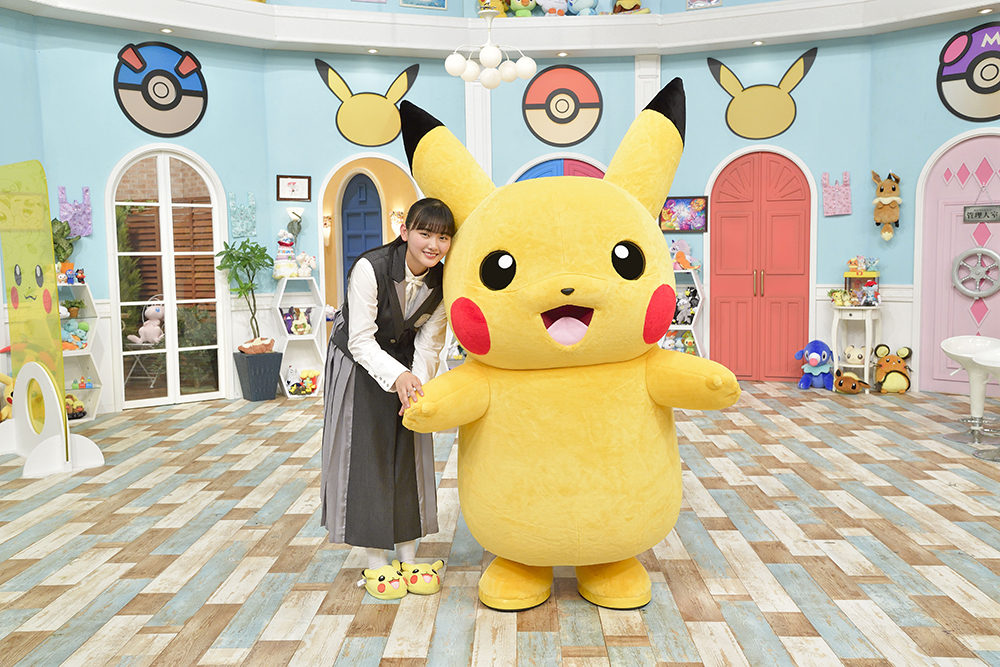「ポケモンの家あつまる?」(テレビ東京系)に出演する櫻坂46の山崎天