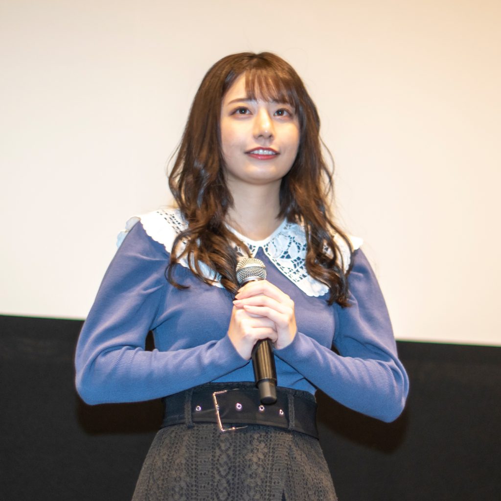 映画「兵馬俑の城」舞台あいさつに出席した鈴木優香