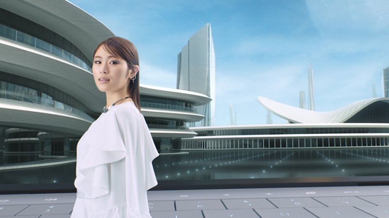 「DELL XPS」新CMに出演するNMB48渋谷凪咲