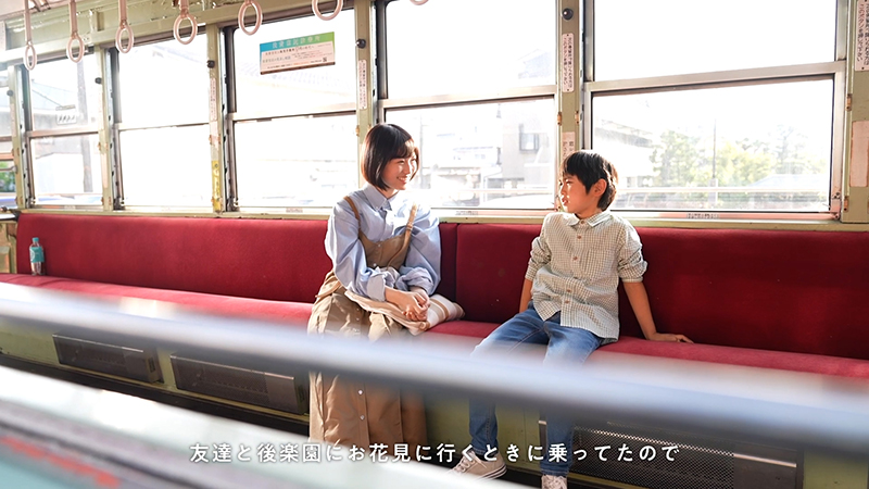 新TVCM「路面電車にて」篇メイキングより