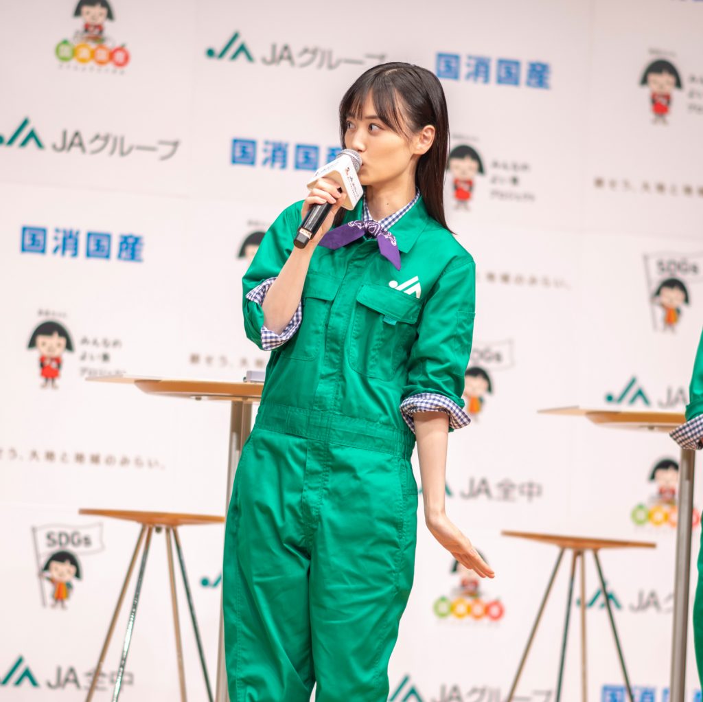 JAグループ「国消国産」プロモーション・新CM記者発表会に出席した乃木坂46山下美月