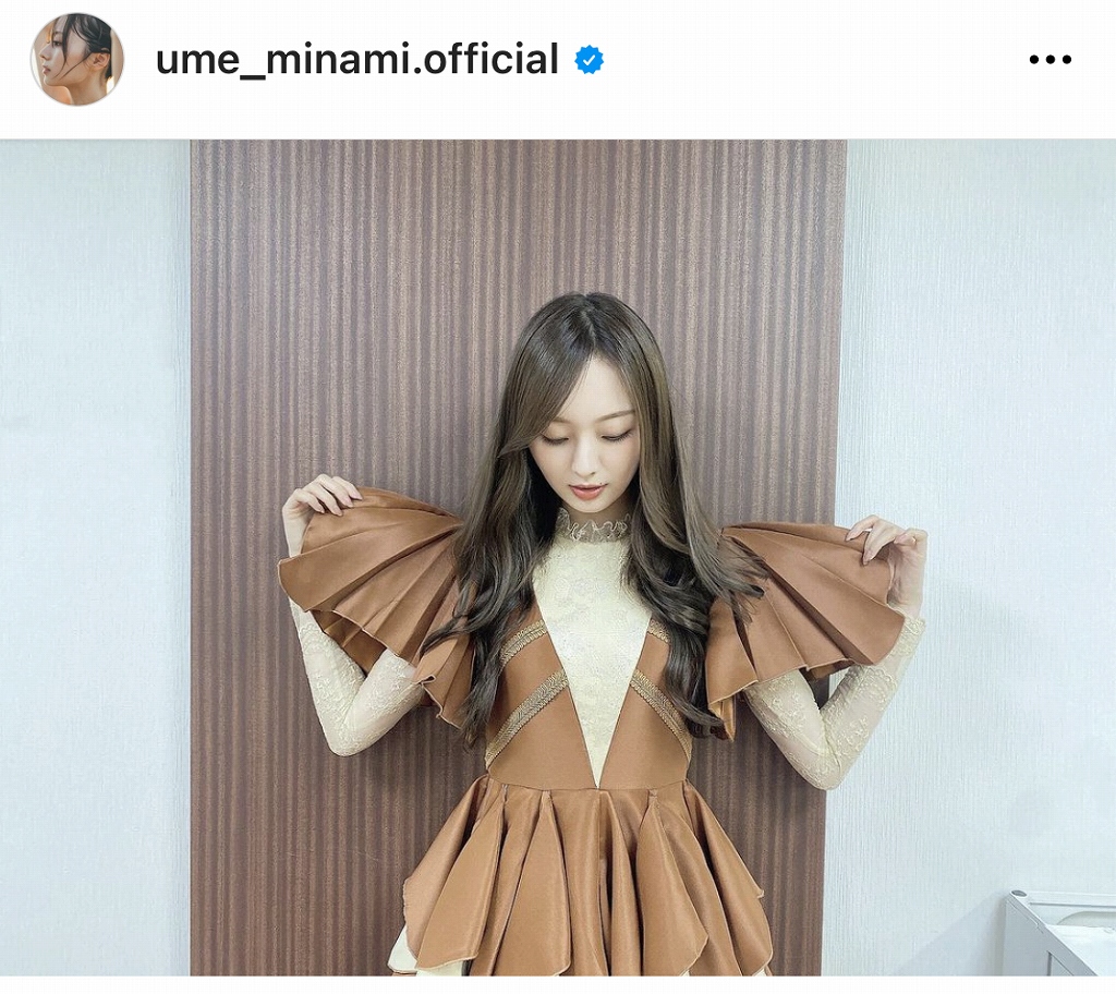 ※画像は梅澤美波オフィシャルInstagram(ume_minami.official)より