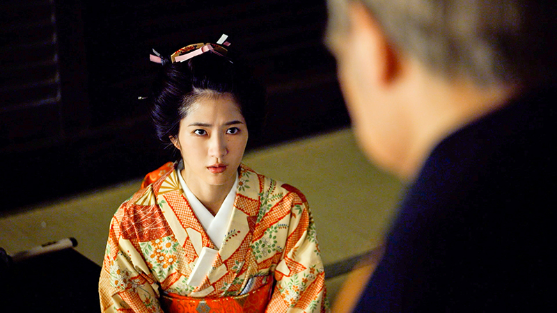 「新春プレミアムドラマ『家電侍スペシャル ストップ!忠臣蔵』」に出演する若月佑美