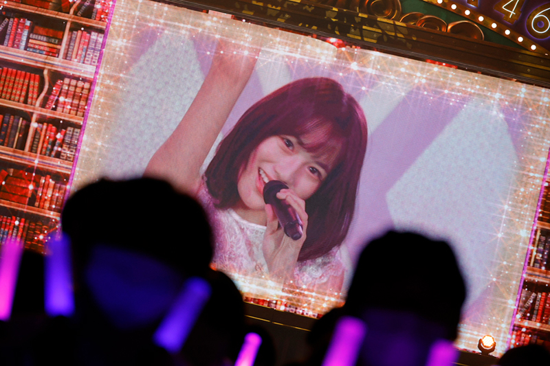 モニターに映し出された掛橋沙耶香…乃木坂46 11th YEAR BIRTHDAY LIVE「DAY3~4期生ライブ~」より