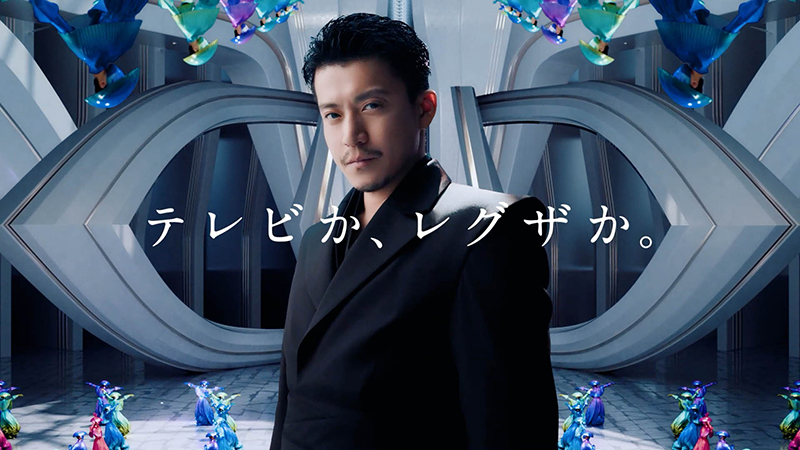 レグザ新CM「レグザの化身 CHAPTER2」篇に出演する小栗旬