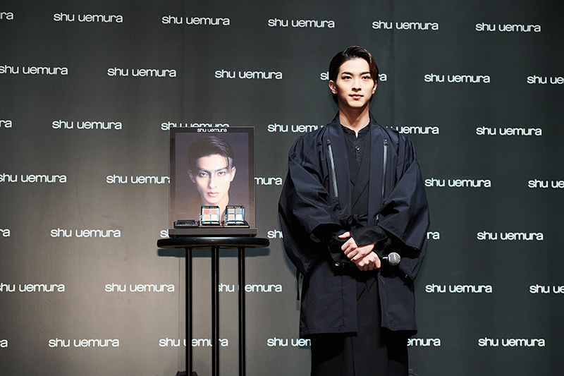 「シュウ ウエムラ ジャパン ブランドアンバサダー発表会」に出席した横浜流星