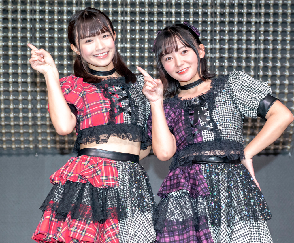 新生「Bety」お披露目公演~スタートは突然に~取材会より左から百川晴香、西永彩奈
