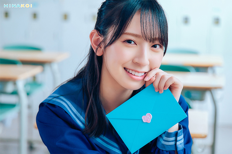 スマートフォン向けゲームアプリ「ひなこい」特別編『くちべたラブレター』に出演する金村美玖