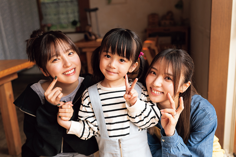 中島琴音(小林由依／櫻坂46)と市原叶音(早川聖来／乃木坂46)