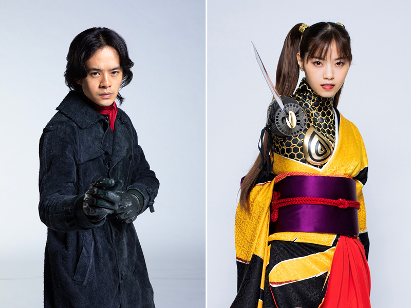 池松壮亮(本郷猛/仮面ライダー役)と西野七瀬(ヒロミ/ハチオーグ役)