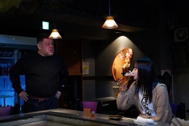 FODオリジナルドラマ『トラックガール』よりくっきー！、遠藤さくら