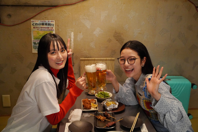 FODオリジナルドラマ『トラックガール』より遠藤さくら、森田想
