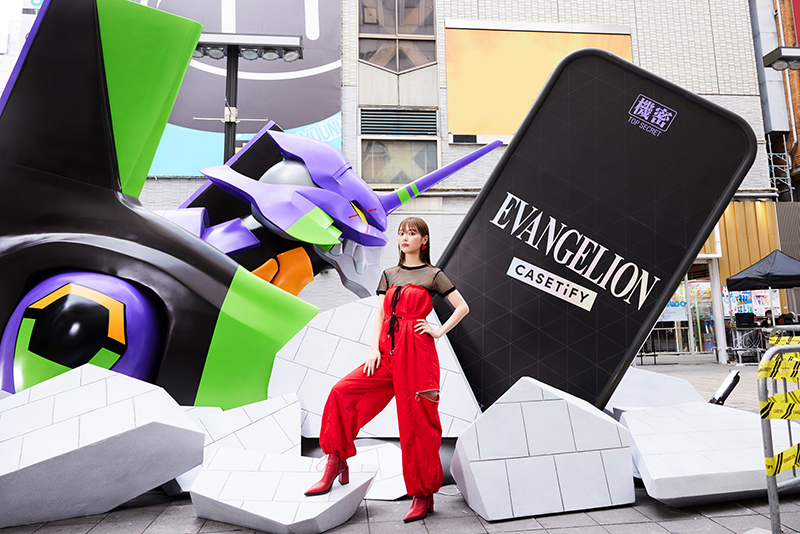 「EVANGELION×CASETiFY」コラボイベントに出席した内田理央