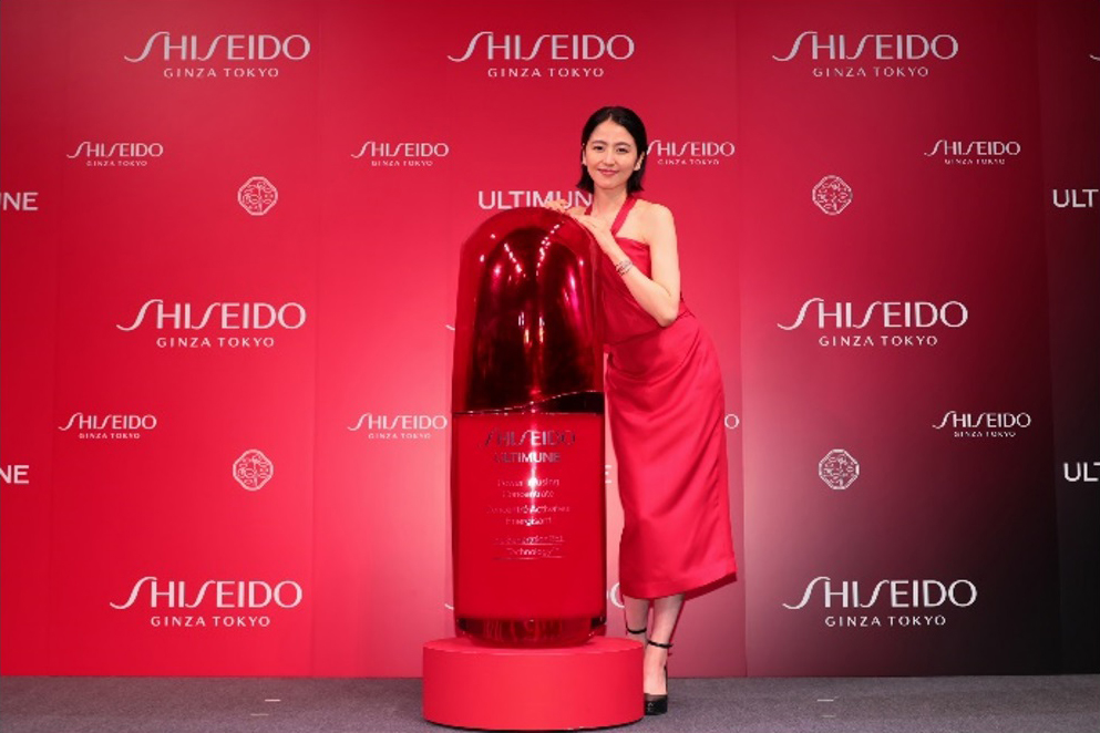 「SHISEIDO 新美容液『アルティミューン』発表会」に出席した長澤まさみ