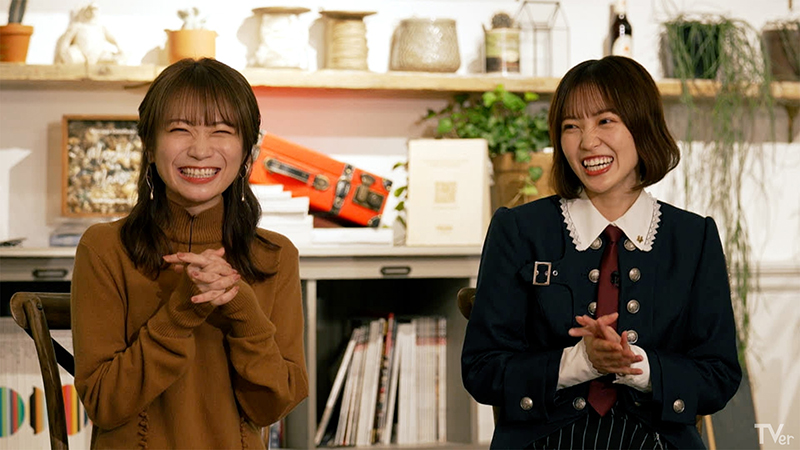 「TVerで学ぶ!最強の時間割」シーズン2 Lesson5に出演する秋元真夏と櫻坂46松田里奈