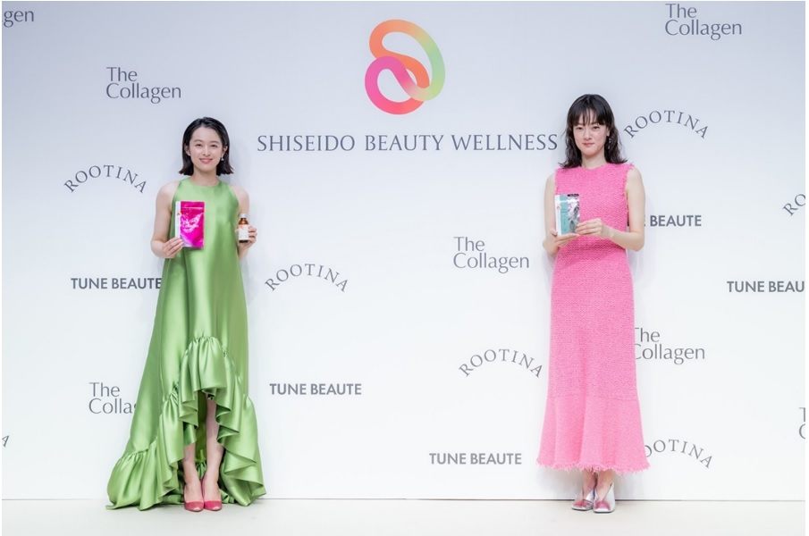 「SHISEIDO BEAUTY WELLNESS」新商品&新CM発表会に出席した清野菜名、市川実日子