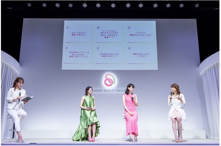 「SHISEIDO BEAUTY WELLNESS」新商品&新CM発表会に出席した清野菜名、市川実日子