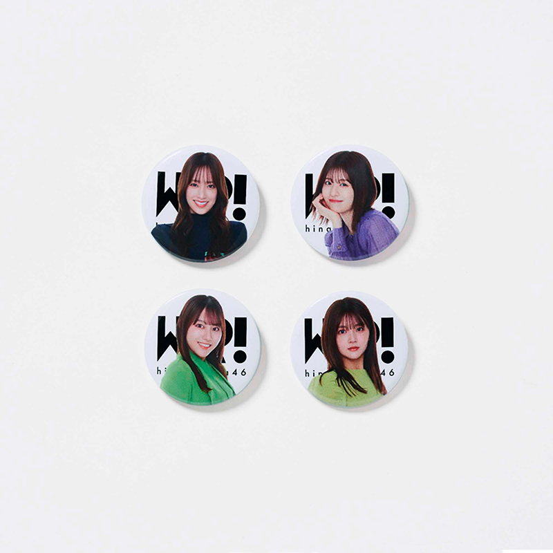 「日向坂46」展覧会『WE R!』グッズ:ランダム缶バッジ