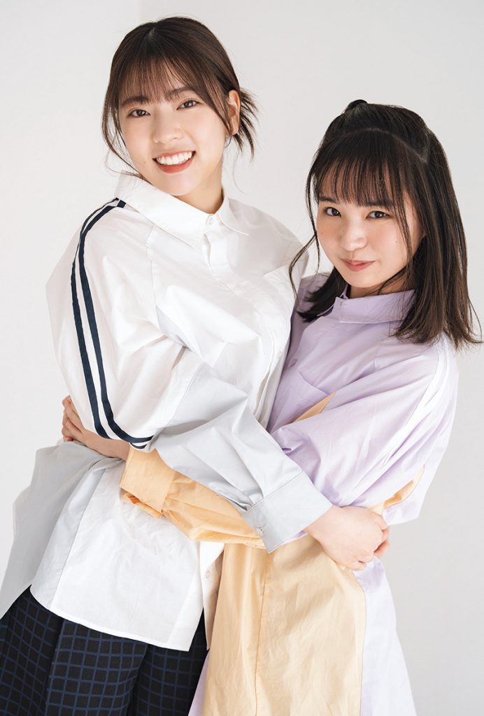 「B.L.T.2024年4月号」セブンネットショッピング購入特典ポストカード【安納蒼衣&宮腰友里亜(僕が見たかった青空)】
