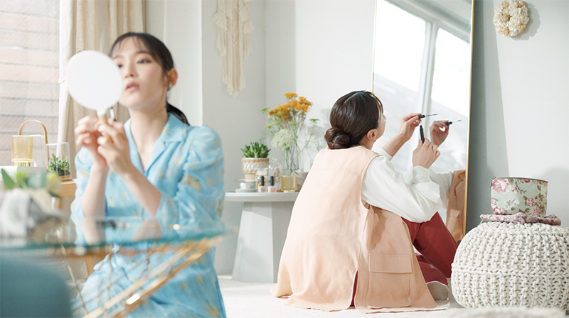 吉岡里帆が出演する「ディーアップ マスカラ&アイライナー」新TVCM