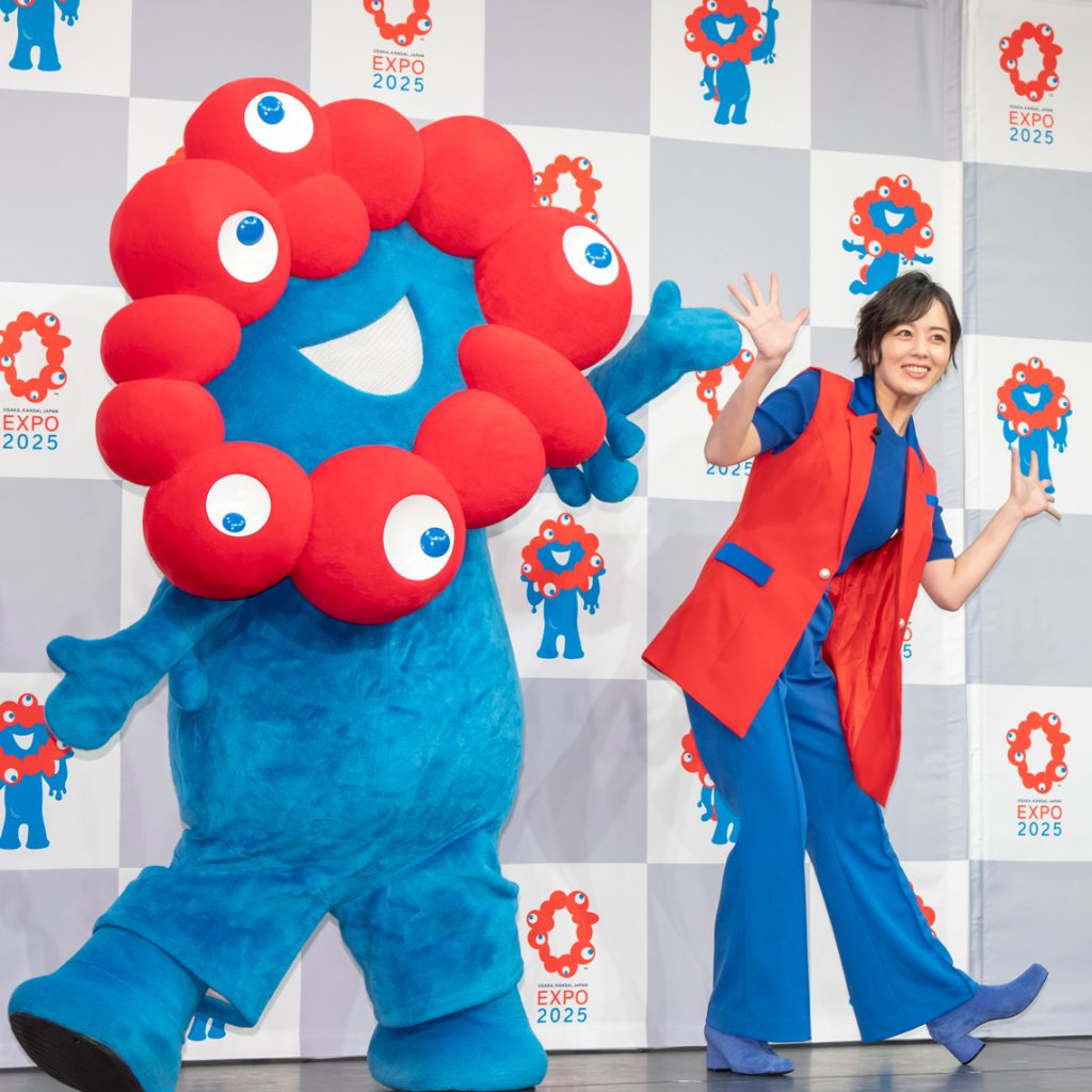 伊原六花が「ミャクミャクぽん!PR動画記者発表会」に出席