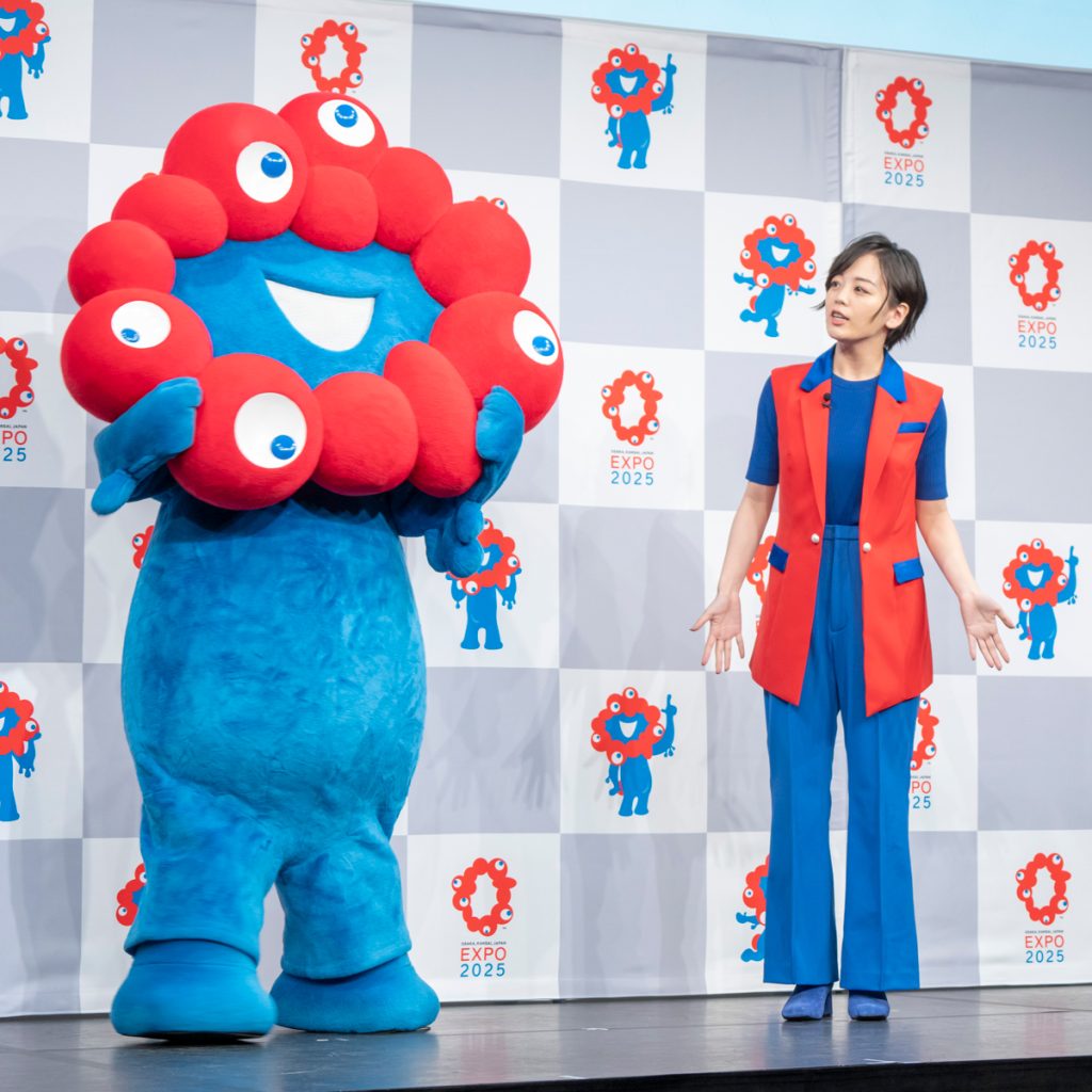 伊原六花が「ミャクミャクぽん!PR動画記者発表会」に出席