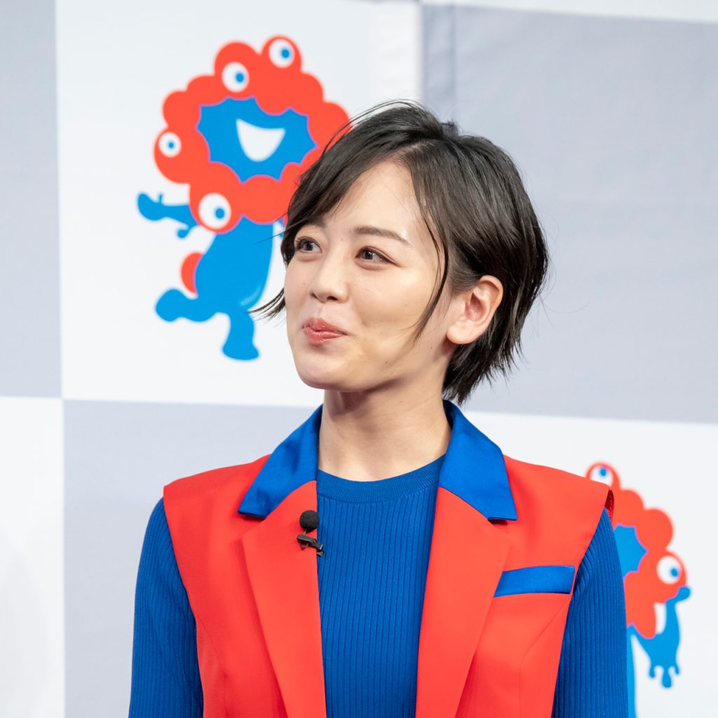 伊原六花が「ミャクミャクぽん!PR動画記者発表会」に出席