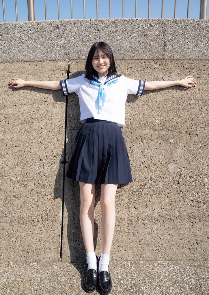 グラビア雑誌『グラビアチャンピオン』VOL.5より櫻坂46・的野美青