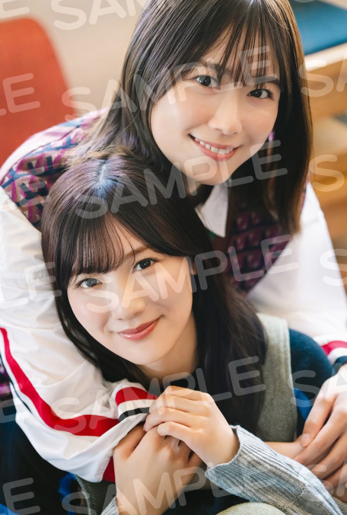 『BUBKA2025年1月号』HMV&BOOKS online特典ポストカード/日向坂46河田陽菜&丹生明里