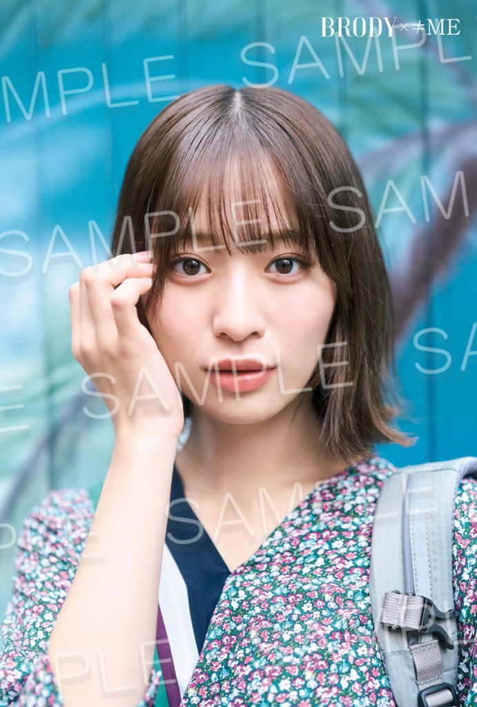 『BRODY2月号』セブンネットショッピング限定特典ポストカード：≠ME冨田菜々風A