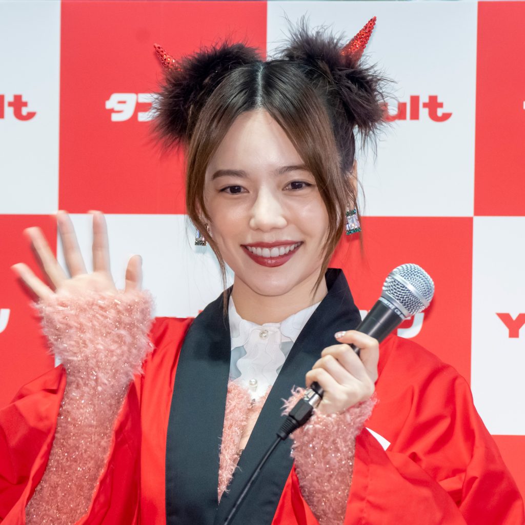 ポップアップイベント、タフマン「鬼は、こたつでリフレッシュ!」に登壇した島崎遥香