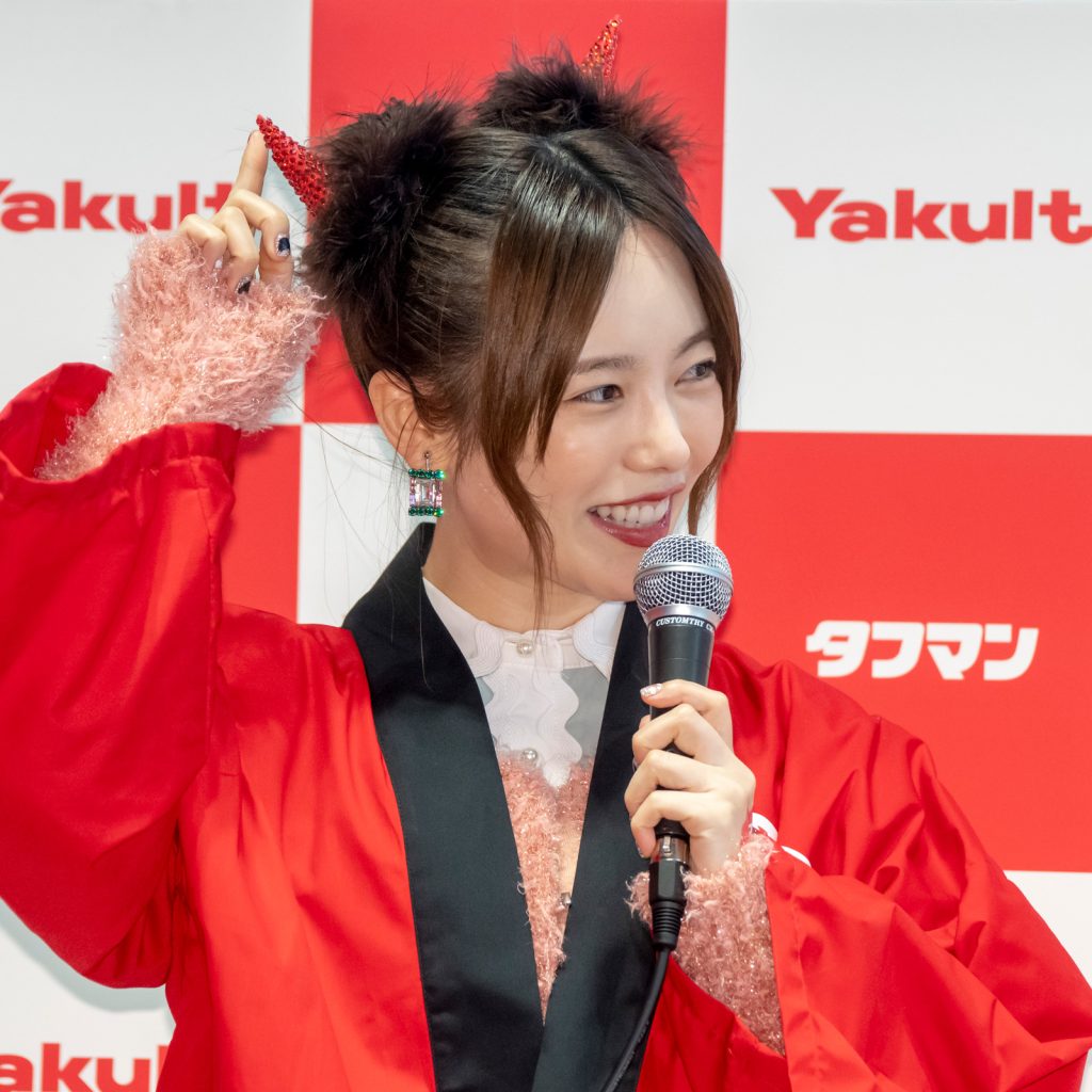 ポップアップイベント、タフマン「鬼は、こたつでリフレッシュ!」に登壇した島崎遥香