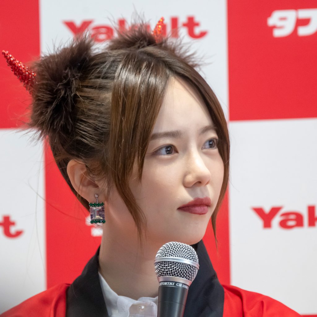 ポップアップイベント、タフマン「鬼は、こたつでリフレッシュ!」に登壇した島崎遥香