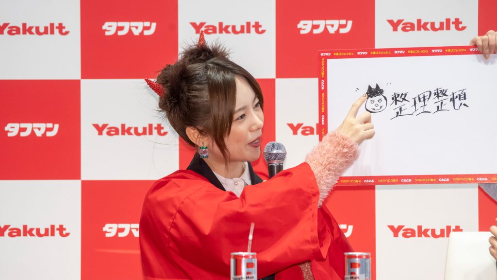 ポップアップイベント、タフマン「鬼は、こたつでリフレッシュ!」に登壇した島崎遥香