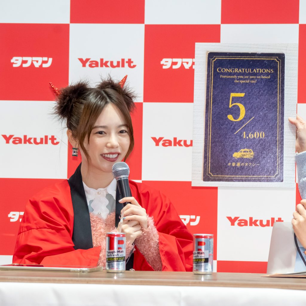 ポップアップイベント、タフマン「鬼は、こたつでリフレッシュ!」に登壇した島崎遥香