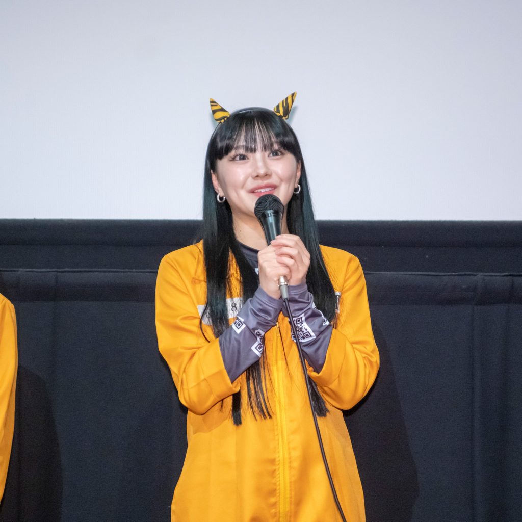 映画『鬼ベラシ』タイトル&特報上映舞台あいさつよりHINATA