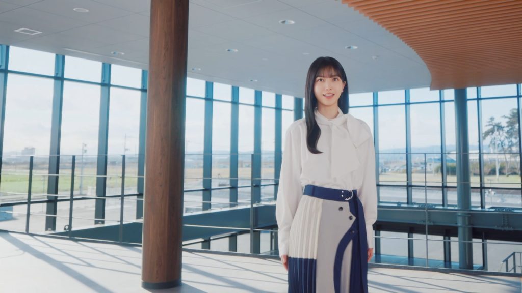 仙建工業株式会社の新TVCMに出演する乃木坂46・久保史緒里
