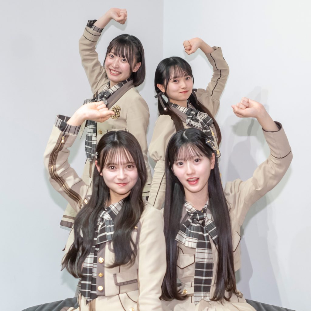 AKB48八木愛月・坂川陽香・伊藤百花・花田藍衣にインタビューを実施