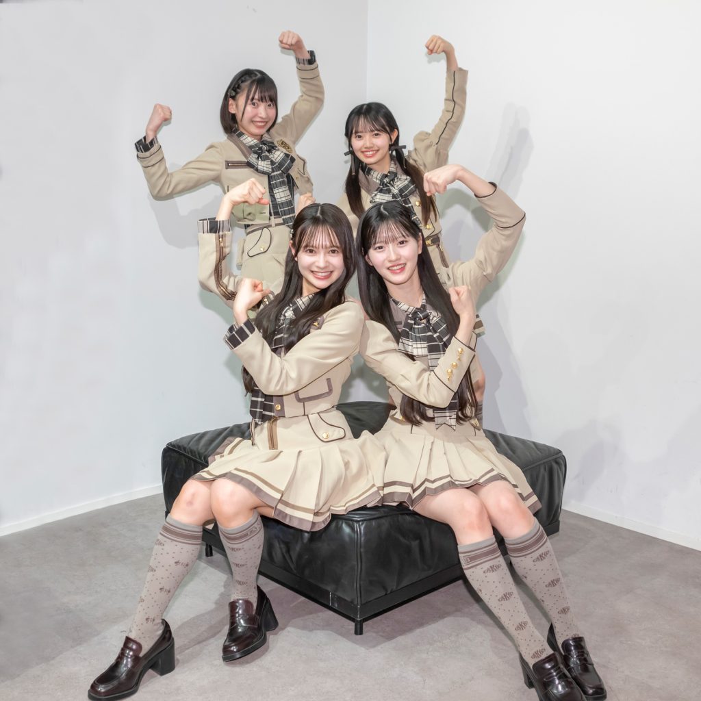 AKB48八木愛月・坂川陽香・伊藤百花・花田藍衣にインタビューを実施