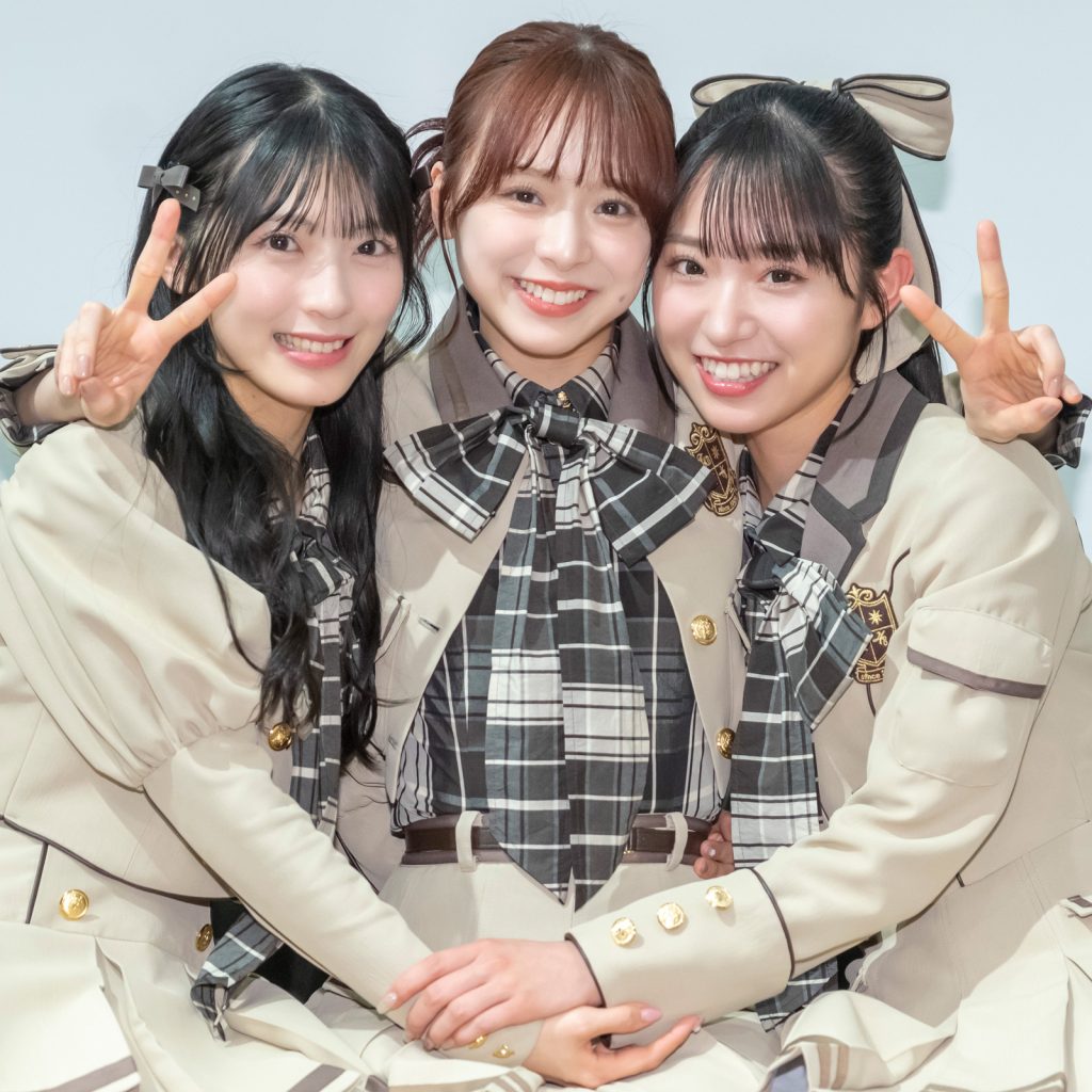 AKB48倉野尾成美・山内瑞葵・佐藤綺星にインタビューを実施