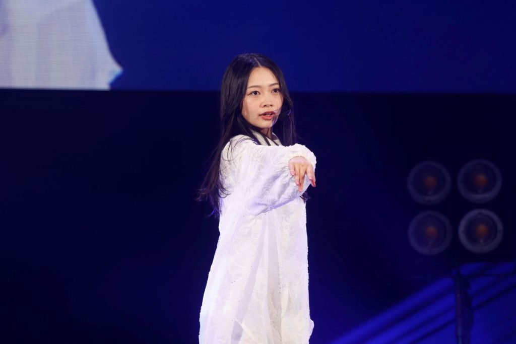 小津玲奈(乃木坂46 初披露の会 「はじめまして、6期生です」より)