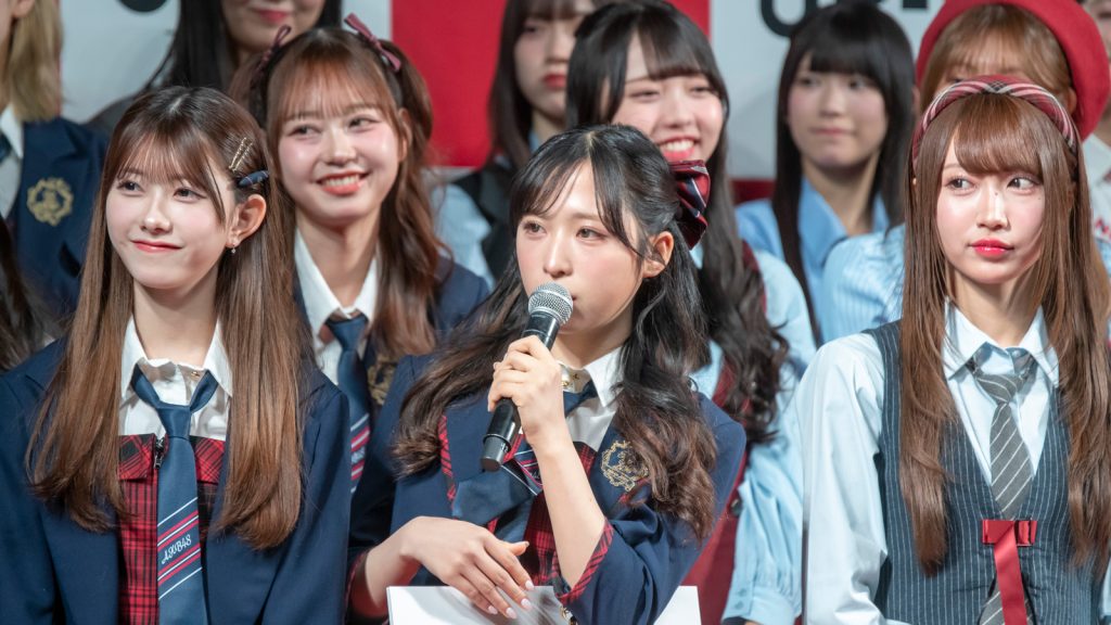 「UP-T 新CM発表会見」より