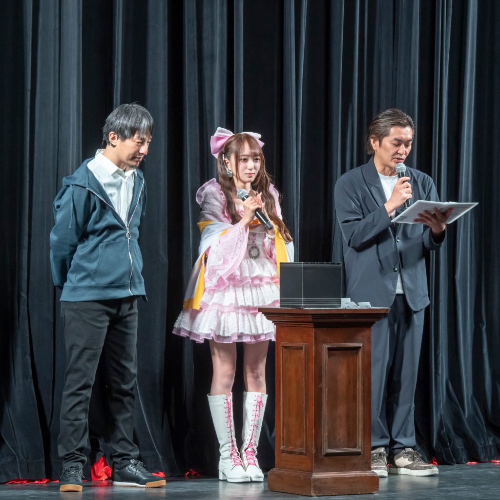 「UP-T 新CM発表会見」より