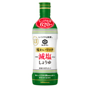 キッコーマン食品 いつでも新鮮 味わいリッチ減塩しょうゆ 620ML