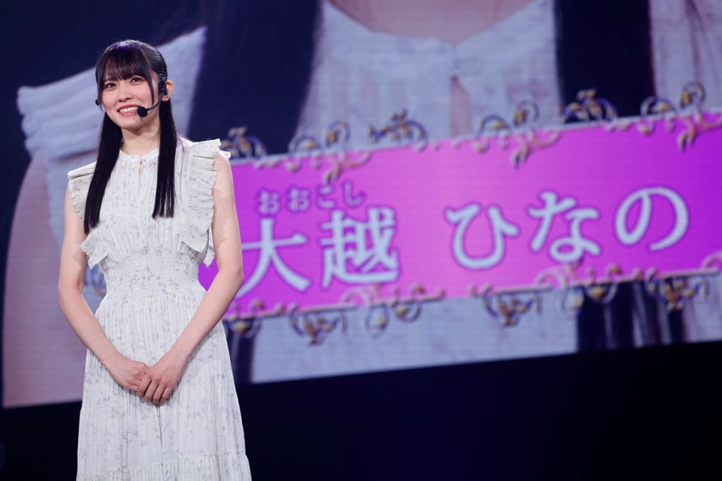 大越ひなの(乃木坂46 初披露の会 「はじめまして、6期生です」より)