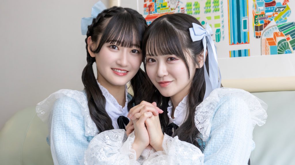 映画『鬼ベラシ』に出演するSTU48・中村舞と信濃宙花