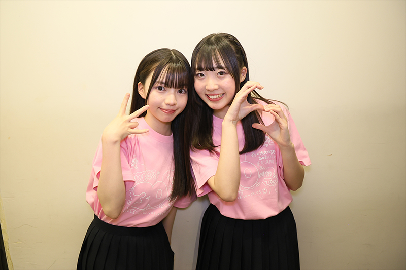 昇格メンバー松川みゆ、長谷川雅