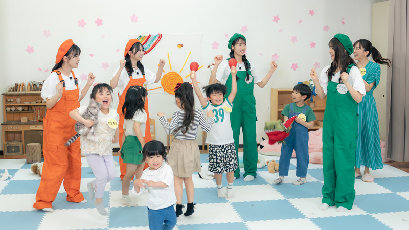 番組後半、こどもたちが登場すると一気ににぎやかに