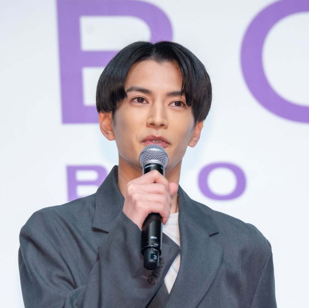 「BIOHEAL BOH 新アンバサダー就任発表会」に出席した渡邊圭祐
