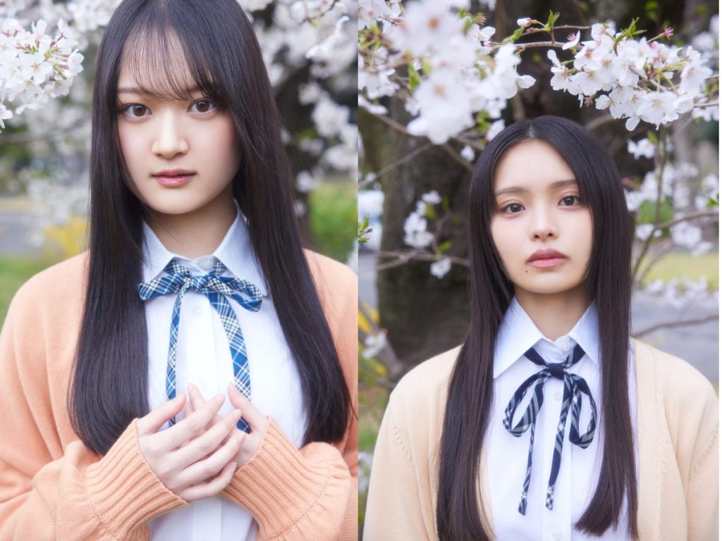 櫻坂46四期生の目黒陽色(左)と浅井恋乃未(右)